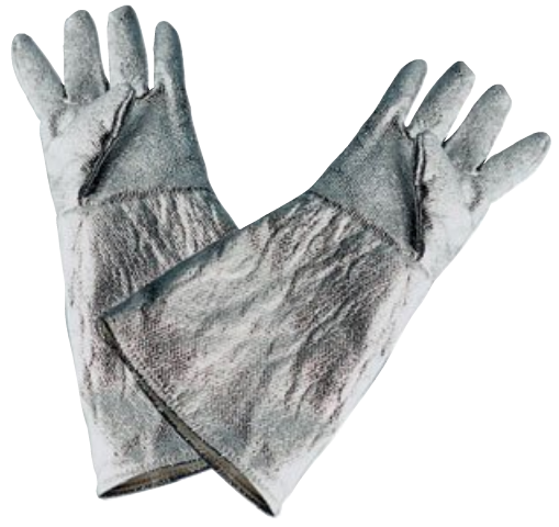 Hitzeschutzhandschuhe bis 1000°C Strahlungshitze EN 407 Glasgewebe-HS9016